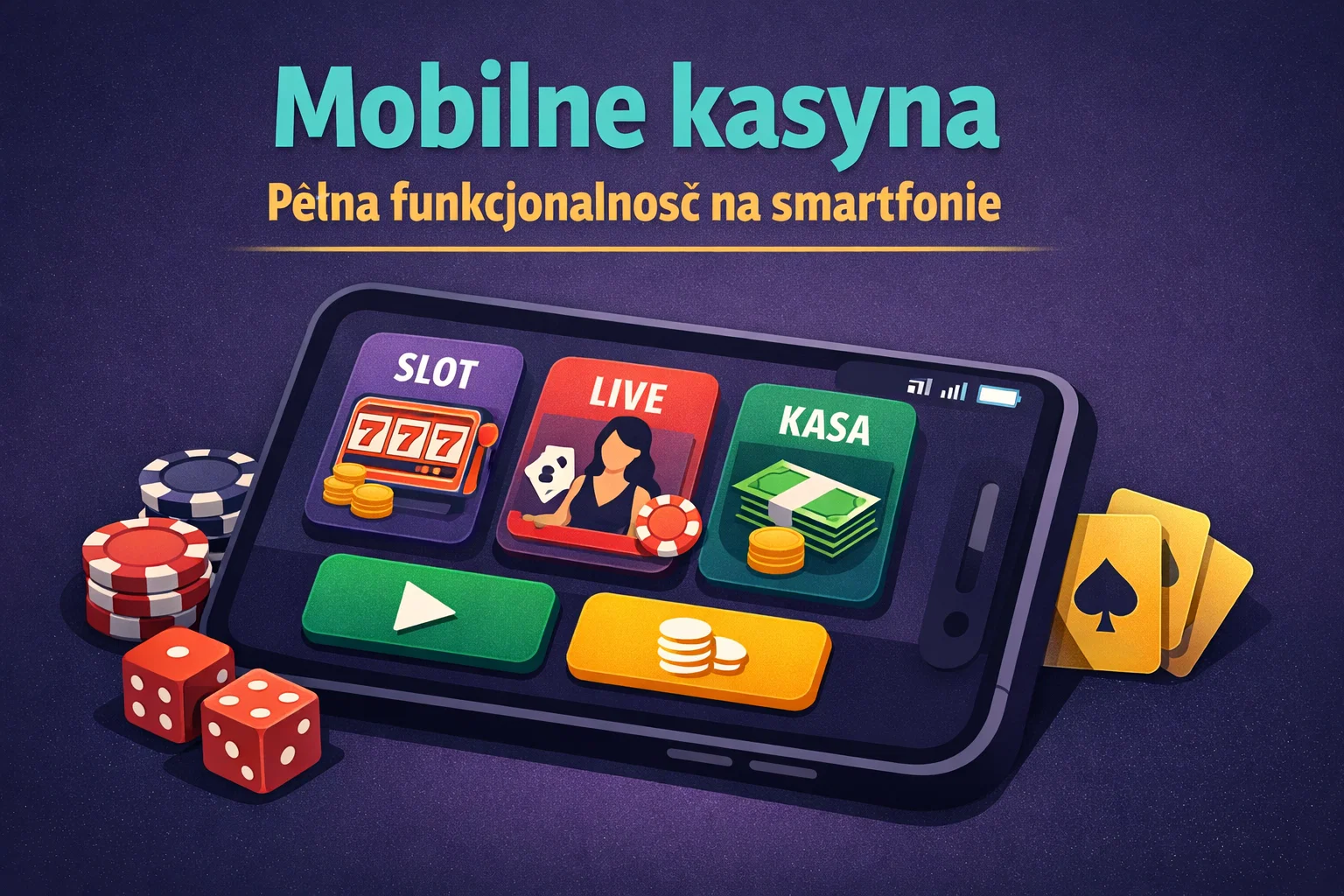 Mobilne kasyna – Pełna funkcjonalność na smartfonie