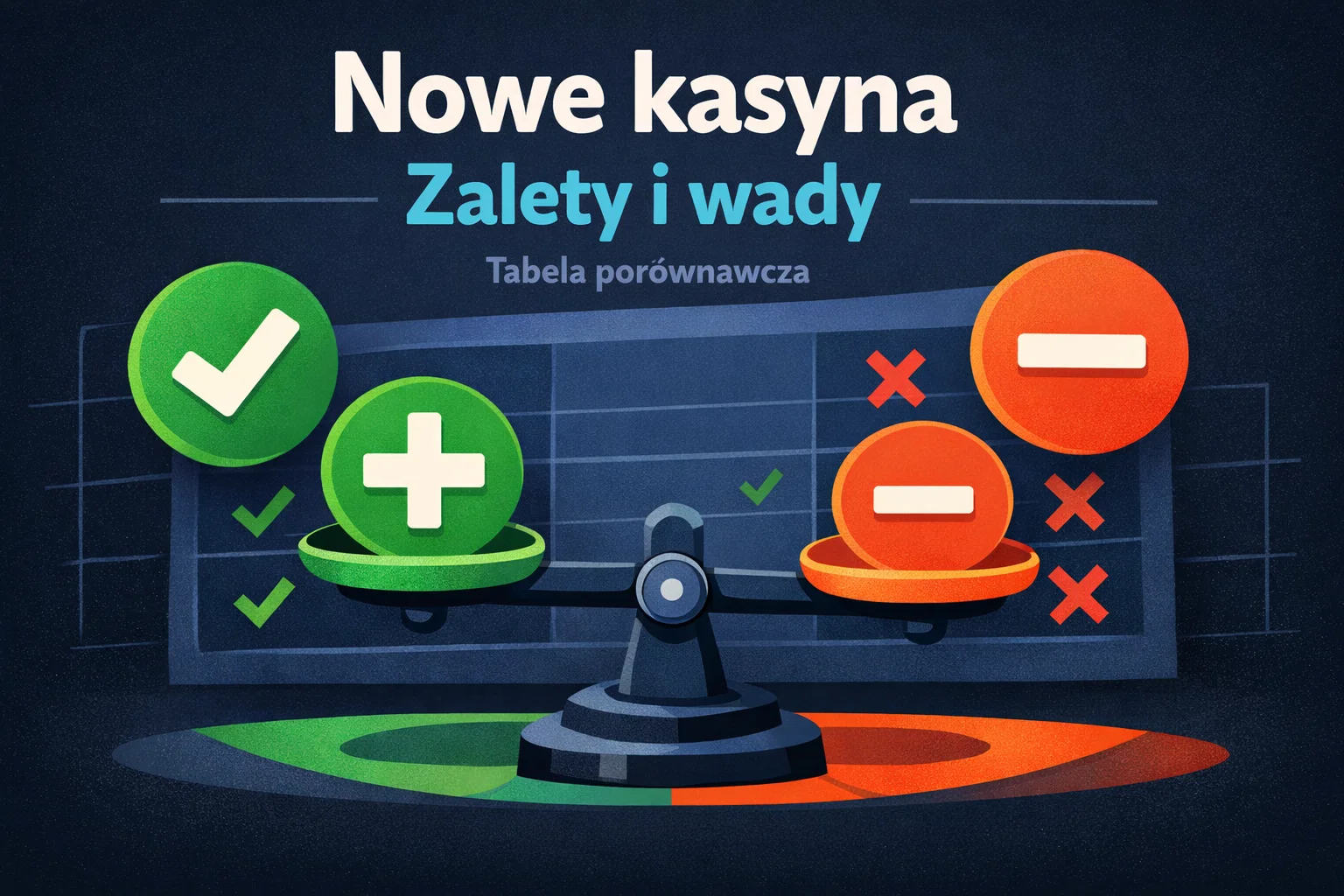 Nowe kasyna – Zalety i wady