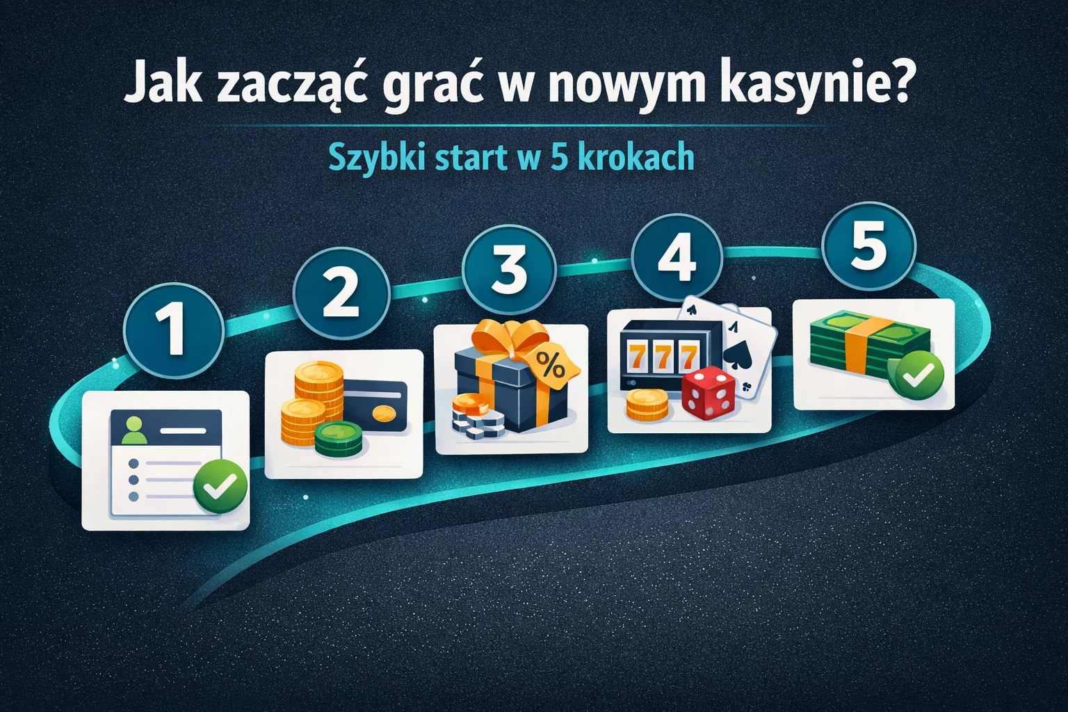 Jak zacząć grać w nowym kasynie? – Szybki start w 5 krokach